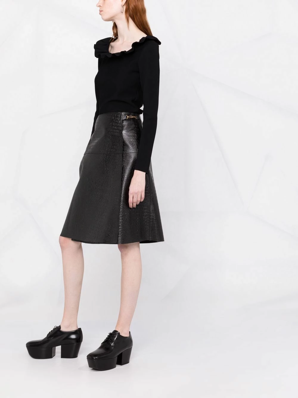 Alexander McQueen Ruffled long sleeve jumper 6 Alexander McQueen ruffled long-sleeve jumper