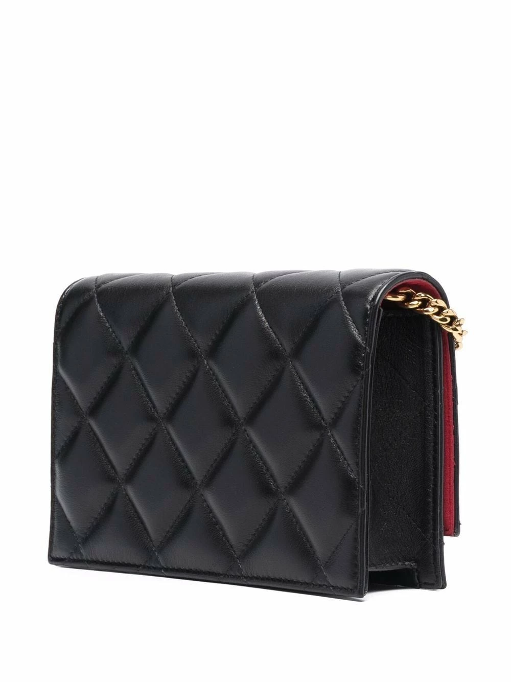 Alexander McQueen Skull logo quilted clutch 4 Alexander McQueen skull-logo quilted clutch