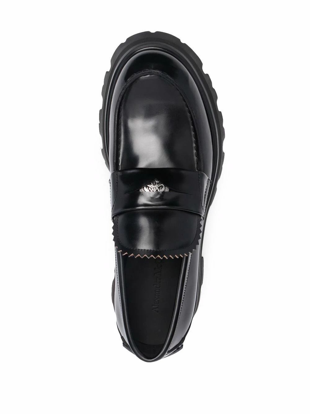 Alexander McQueen Ridged leather loafers 4 Alexander McQueen ridged leather loafers