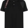 Alexander McQueen logo-strap polo shirt