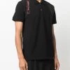 Alexander McQueen logo-strap polo shirt