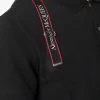 Alexander McQueen logo-strap polo shirt
