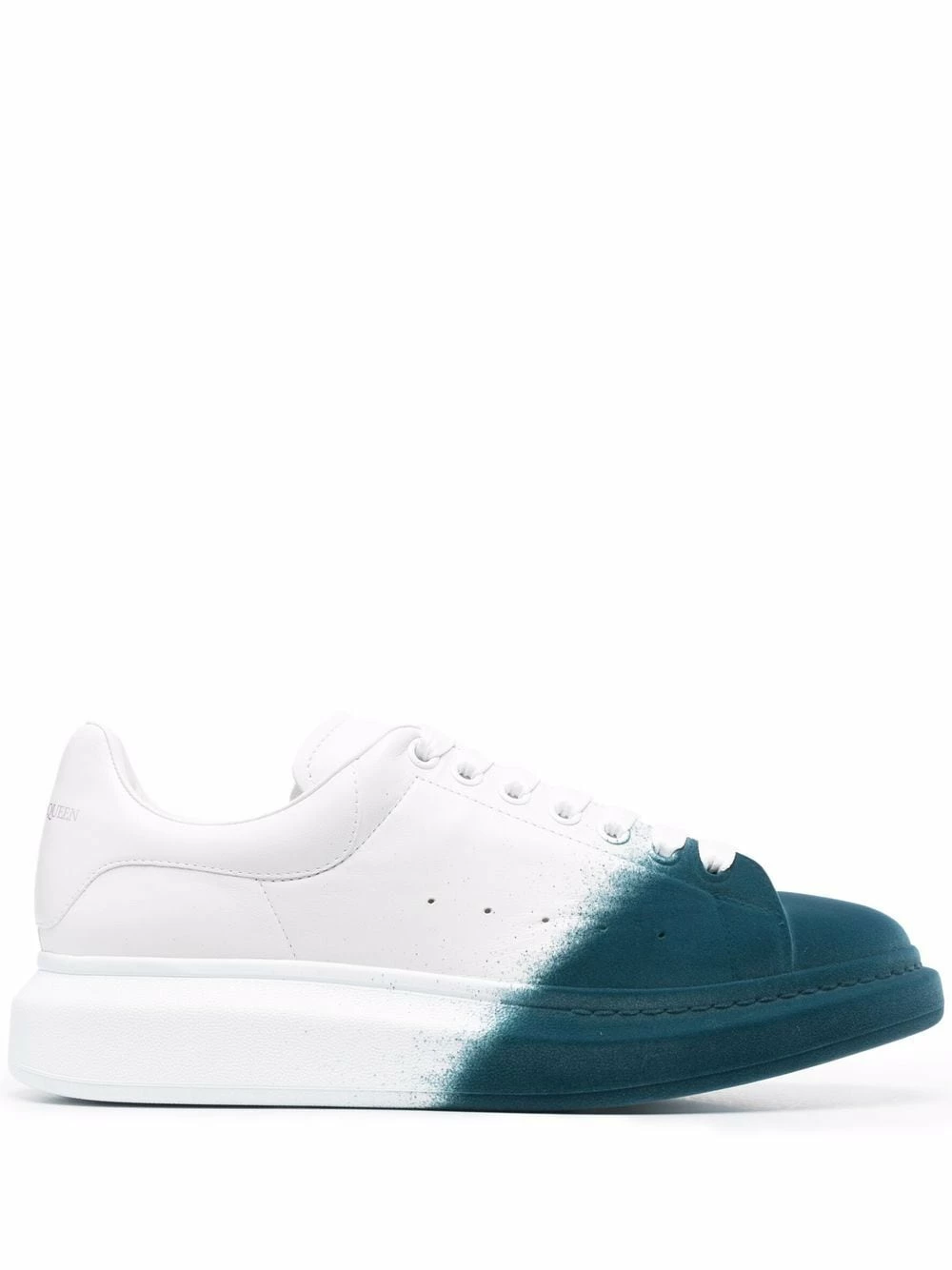 Alexander McQueen Two tone low top sneakers 1 Alexander McQueen two-tone low-top sneakers