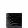 Alexander McQueen debossed patent-leather wallet