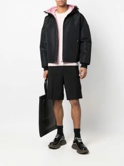 Alexander McQueen logo-embroidered windbreaker