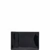 Alexander McQueen high-shine engraved-logo cardholder
