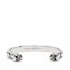Alexander McQueen skull-motif bangle bracelet