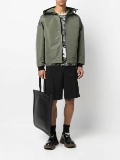 Alexander McQueen logo-printed windbreaker