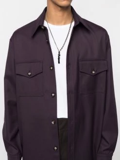 Alexander McQueen logo-plaque chain necklace