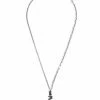 Alexander McQueen logo-plaque chain necklace