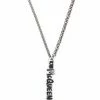 Alexander McQueen logo-plaque chain necklace