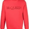 Alexander McQueen embroidered-logo cotton sweatshirt