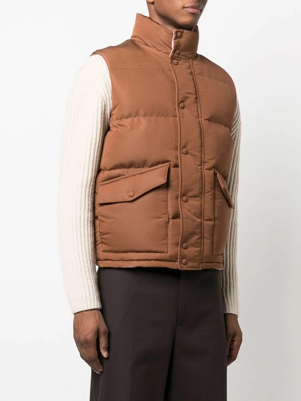 Alexander McQueen Graffiti print padded gilet 3 Alexander McQueen graffiti-print padded gilet