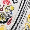 Alexander McQueen doodle-print silk scarf