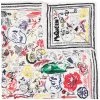 Alexander McQueen doodle-print silk scarf
