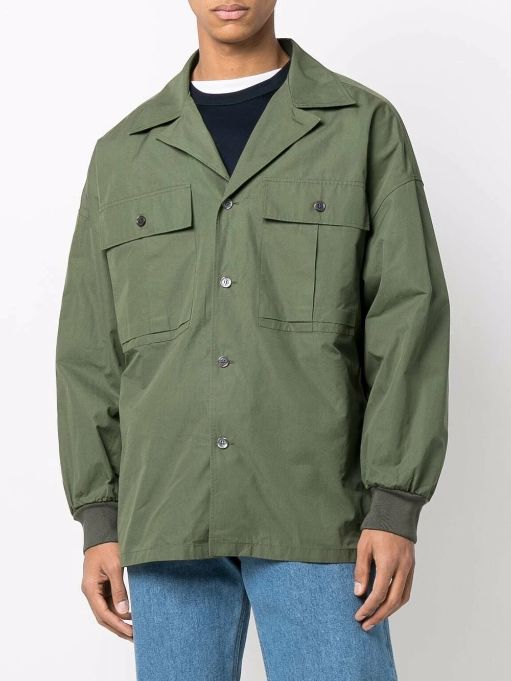 Alexander McQueen Graffiti print shirt jacket 3 Alexander McQueen graffiti-print shirt jacket