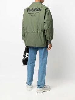 Alexander McQueen graffiti-print shirt jacket