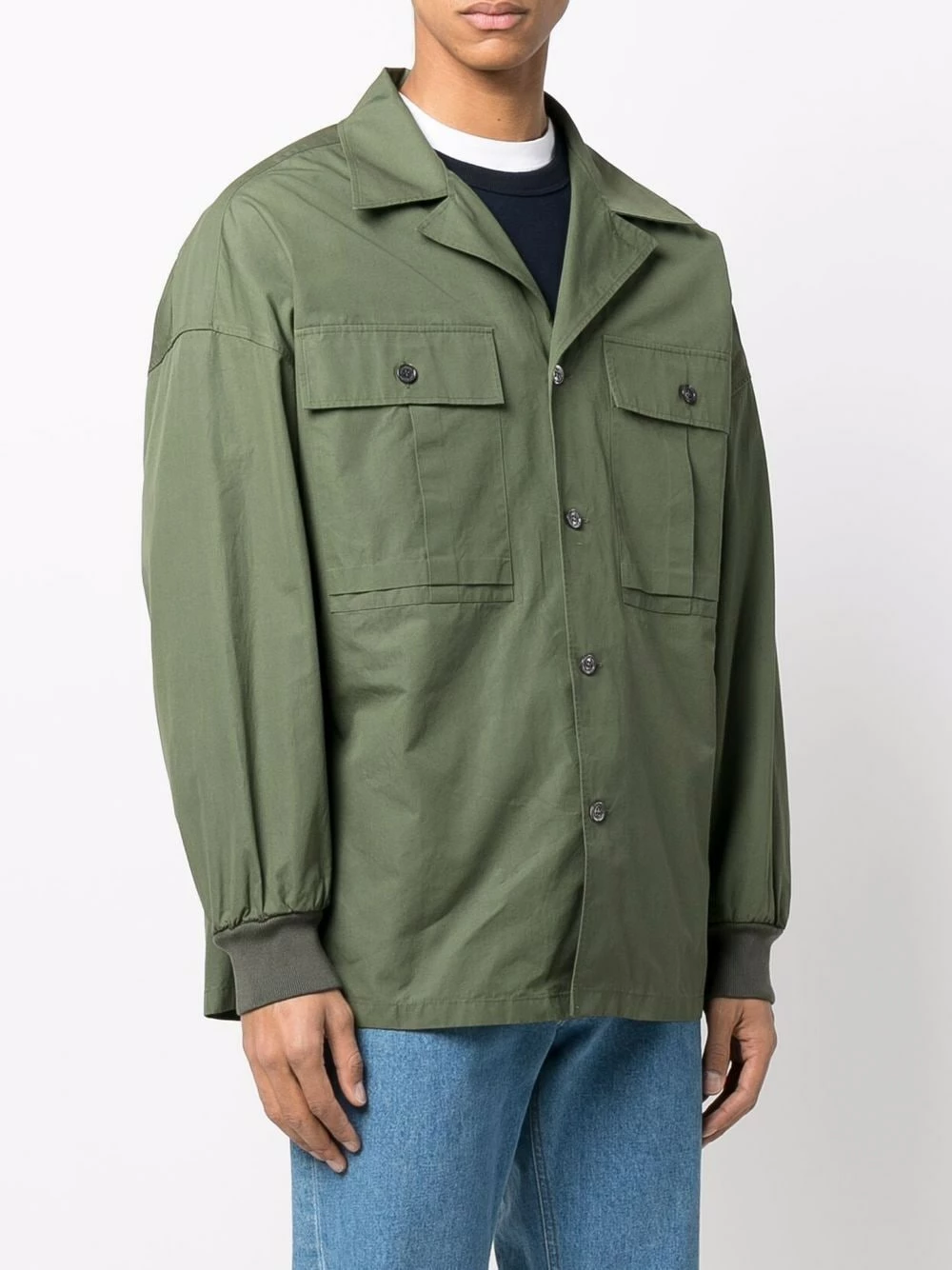 Alexander McQueen Graffiti print shirt jacket 4 Alexander McQueen graffiti-print shirt jacket