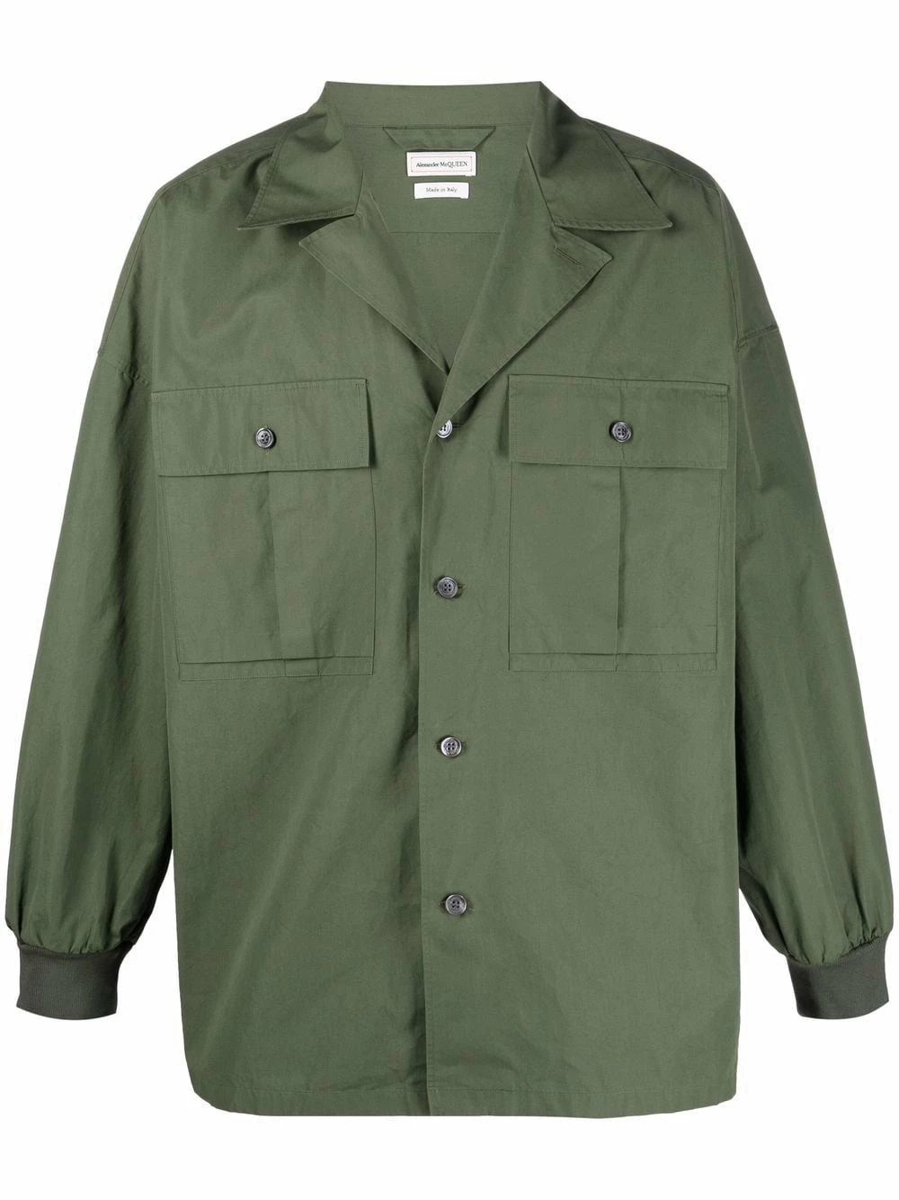 Alexander McQueen Graffiti print shirt jacket 1 Alexander McQueen graffiti-print shirt jacket