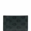 Alexander McQueen signature-skull leather card wallet