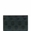 Alexander McQueen signature-skull leather card wallet