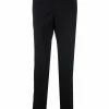 Alexander McQueen logo-waistband tailored trousers