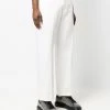 Alexander McQueen logo straight leg trousers