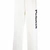 Alexander McQueen logo straight leg trousers