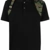 Alexander McQueen panelled polo shirt