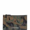Alexander McQueen camouflage print cardholder