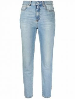 Alexander McQueen high-waisted slim-fit jeans