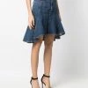 Alexander McQueen Asymmetric denim skirt 7 Alexander McQueen asymmetric denim skirt