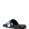 Alexander McQueen logo-print slippers