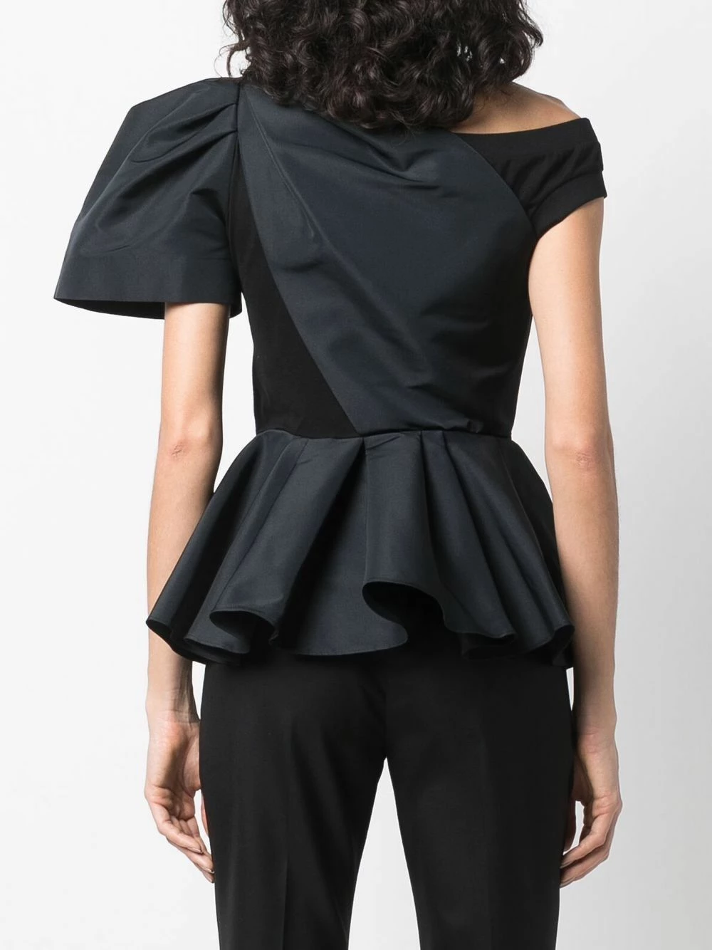 Alexander McQueen Asymmetric peplum top 4 Alexander McQueen asymmetric peplum top