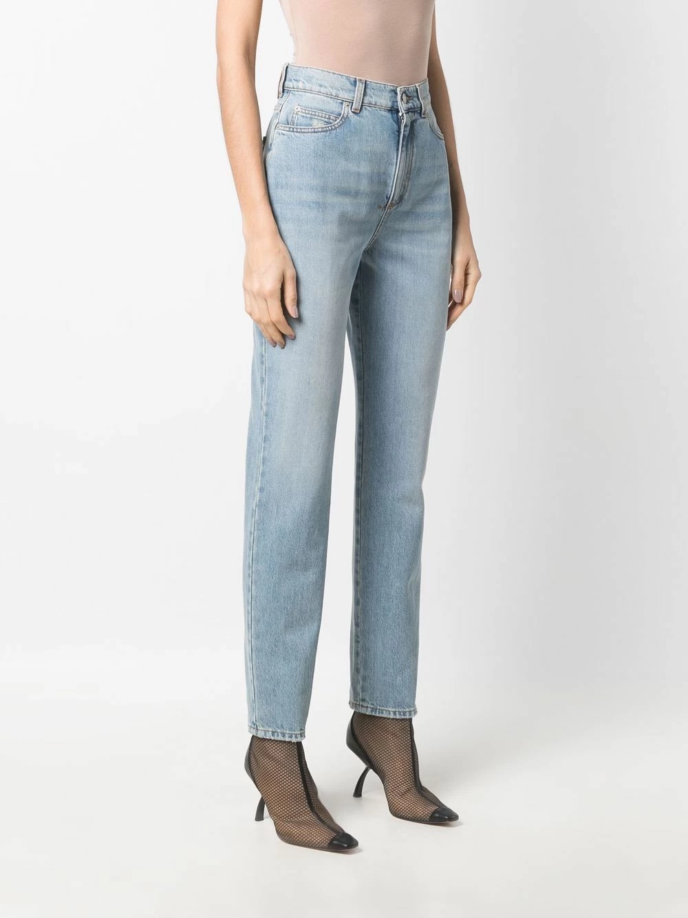 Alexander McQueen High waisted tapered jeans 3 Alexander McQueen high-waisted tapered jeans