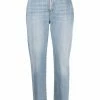 Alexander McQueen high-waisted tapered jeans