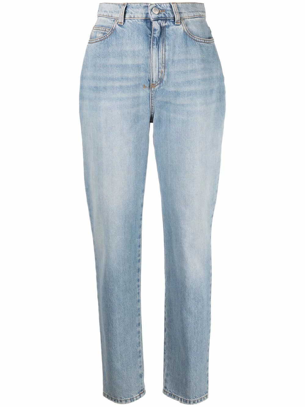 Alexander McQueen High waisted tapered jeans 1 Alexander McQueen high-waisted tapered jeans