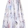 Alexander McQueen William Blake Dante Print mid-length skirt