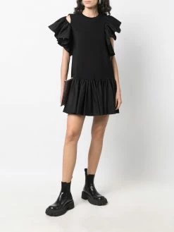 Alexander McQueen ruffled cotton dress