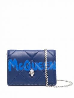 Alexander McQueen Small Skull leather bag