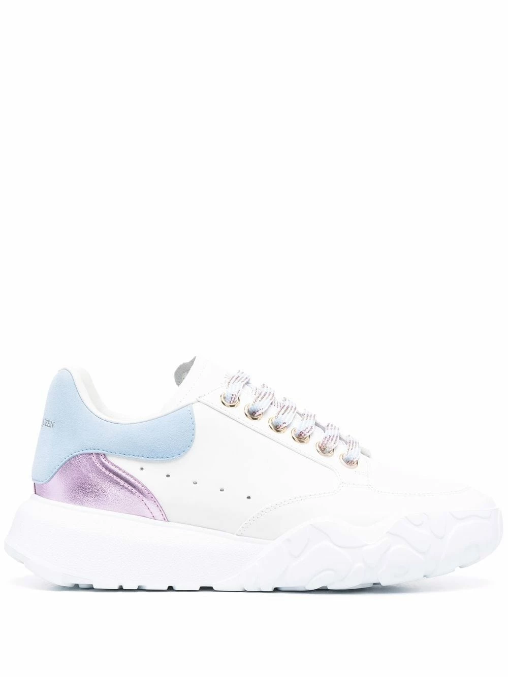 Alexander McQueen Oversized low top leather sneakers 1 Alexander McQueen Oversized low-top leather sneakers