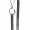 Alexander McQueen hook-buckle leather belt