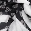 Alexander McQueen logo-print skull scarf