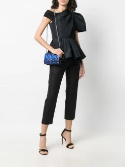 Alexander McQueen Small Skull quilted leather bag