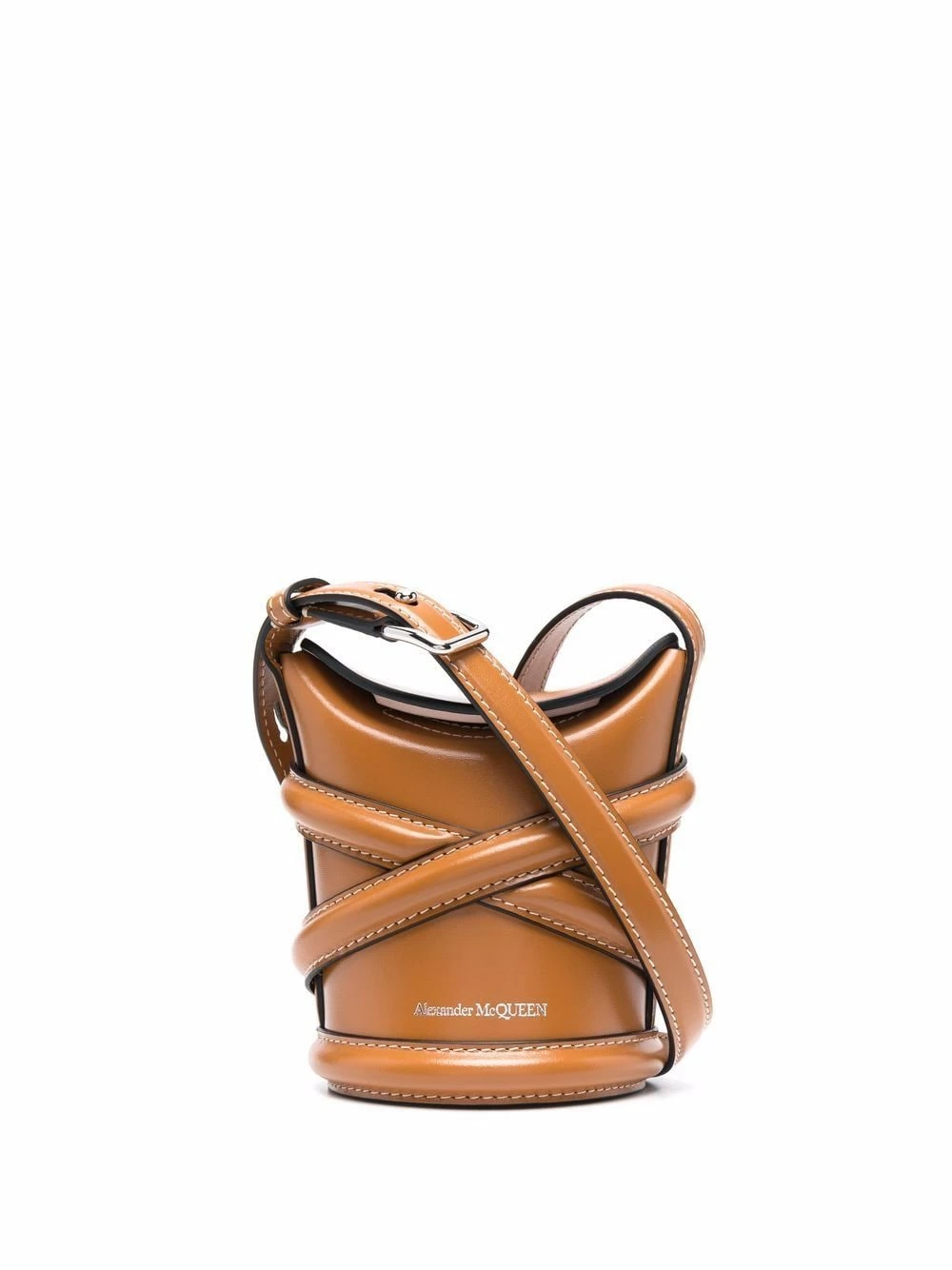 Alexander McQueen The Curve Mini leather shoulder bag 1 Alexander McQueen The Curve Mini leather shoulder bag