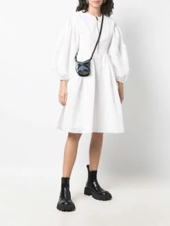 Alexander McQueen The Curve denim crossbody bag