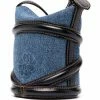 Alexander McQueen The Curve denim crossbody bag 7 Alexander McQueen The Curve denim crossbody bag