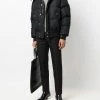 Alexander McQueen logo-print padded puffer jacket