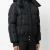Alexander McQueen logo-print padded puffer jacket