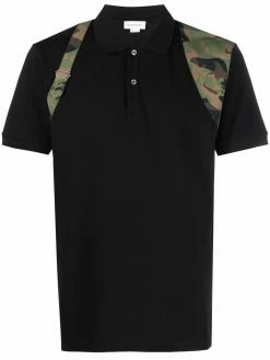 Alexander McQueen camouflage detail cotton T-shirt
